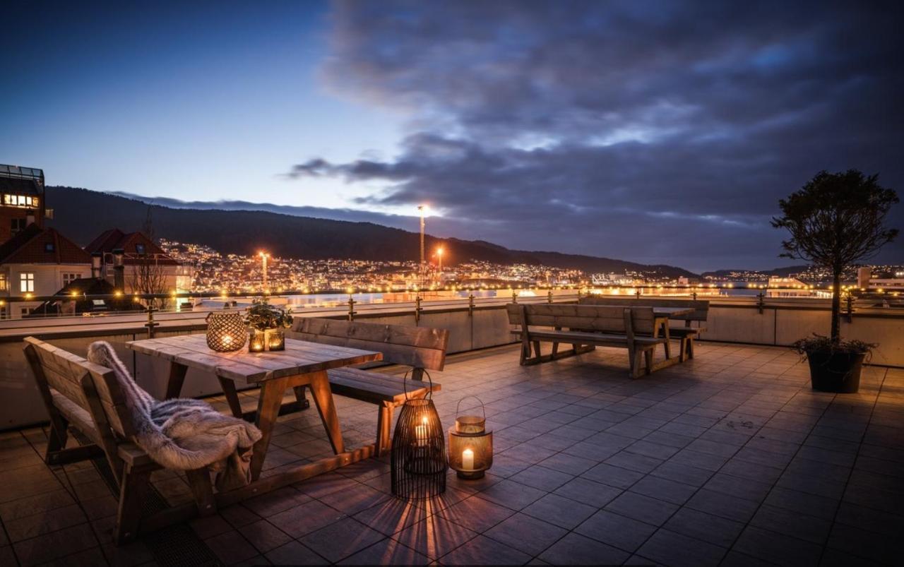 Penthouse With Private Balcony In The City Centre Of Bergen Exterior foto